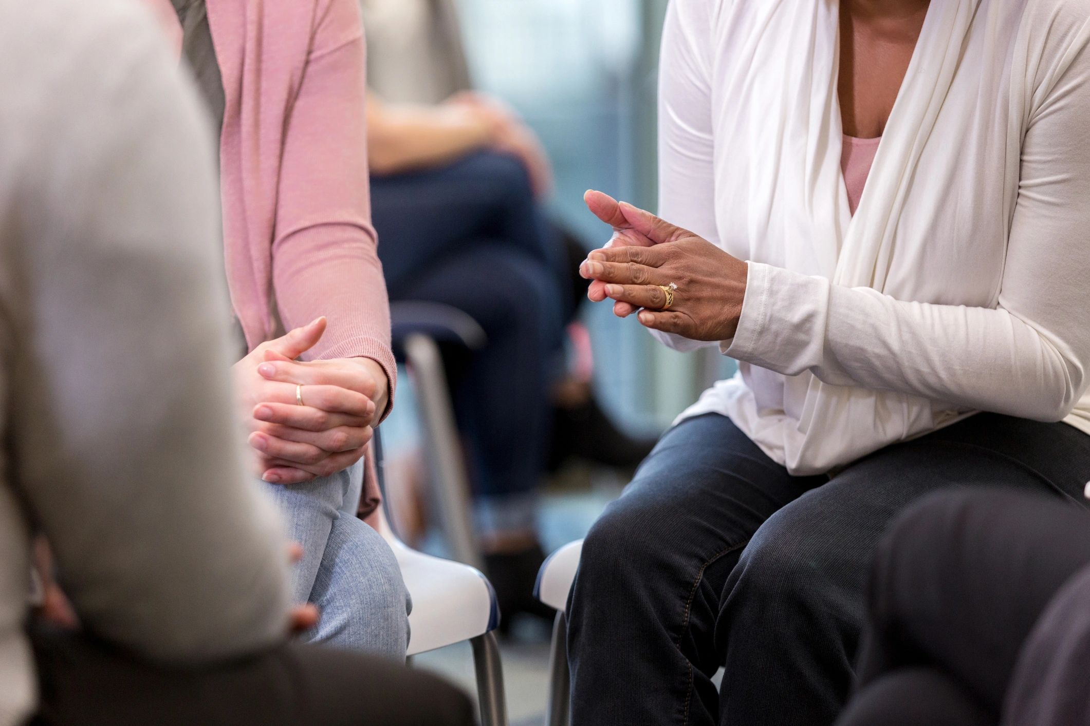 wedding rings hands support counseling